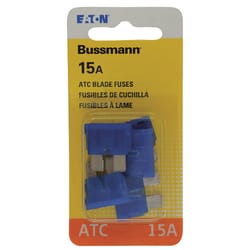 Bussmann 15 amps ATC Blue Blade Fuse 5 pk