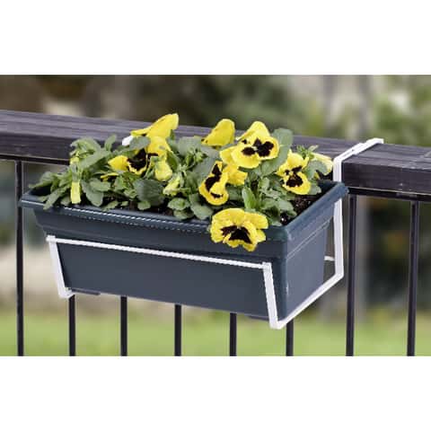 Panacea White Steel 7-1/4 in. H Deck Box Extender Hook