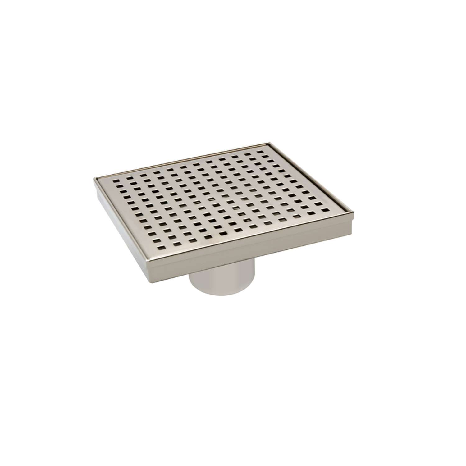 Innova 6 in. D Brushed Nickel Stainless Steel Square Shower Drain - Ace ...