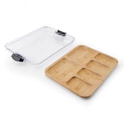Lifetime Brands 14 in. L X 11 in. W Bamboo Cutting Board & Serve Tray