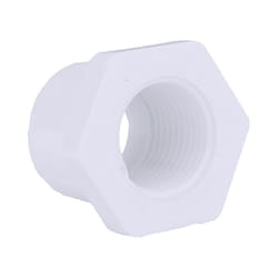 Charlotte Pipe Schedule 40 3/4 in. Spigot X 1/2 in. D FPT PVC Reducing Bushing 1 pk