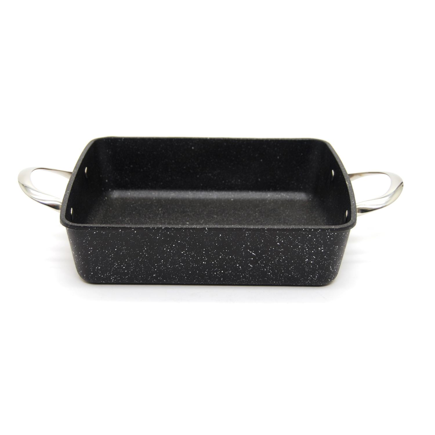 Starfrit The Rock Aluminum Square Skillet 9 in. 89.77 oz Black Sansujyuku sansujyuku.com