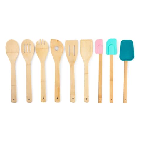 Core Kitchen Assorted Bamboo/Silicone Utensils Set - Ace Hardware
