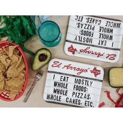 El Arroyo I Eat Mostly Whole Foods: Whole Pizzas, Whole Cakes, Etc. Party Plates Paper 12 pk