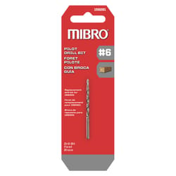 Richelieu Mibro 6 in. Steel Screw Pilot Drill Bit 1 pk