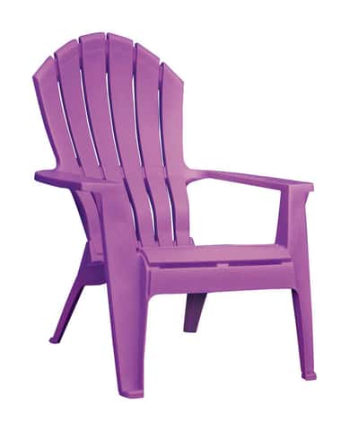 Adams RealComfort Bright Violet Polypropylene Frame Adirondack