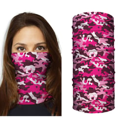 John Boy Camo Face Guard Pink One Size Fits Most
