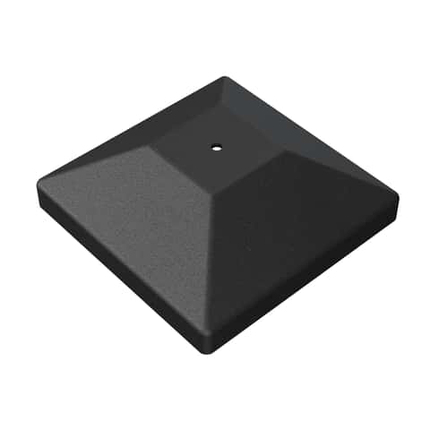 Simpson Strong-Tie Outdoor Accents 6 in. W X 6 ft. L Black Plastic Post Cap Simpson Strong-Tie Outdoor Accents 6 in. W X 6 ft. L Black Plastic Post Cap