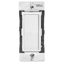 Leviton Decora Smart Three Pole Remote Smart-Enabled Switch White 1 pk