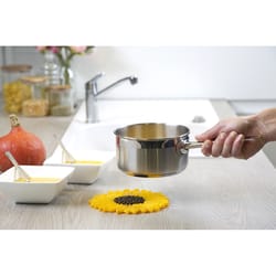 Charles Viancin Yellow Silicone Sunflower Trivet