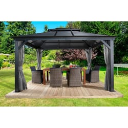 Sojag Mykonos II Double Roof Gazebo 10 ft. H X 10 ft. W X 14 ft. L