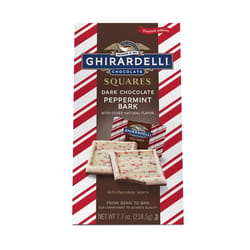 Ghirardelli Dark Chocolate/Peppermint Bark Chocolate Squares 7.7 oz