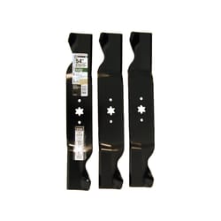MTD Genuine Parts 54 in. 2-in-1 Mower Blade Set For Riding Mowers 3 pk