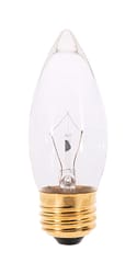 Satco 25 W B11 Decorative Incandescent Bulb E26 (Medium) Soft White 2 pk