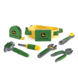 TOMY John Deere Talking Tool Belt Set Plastic Green/Yellow 7 pc