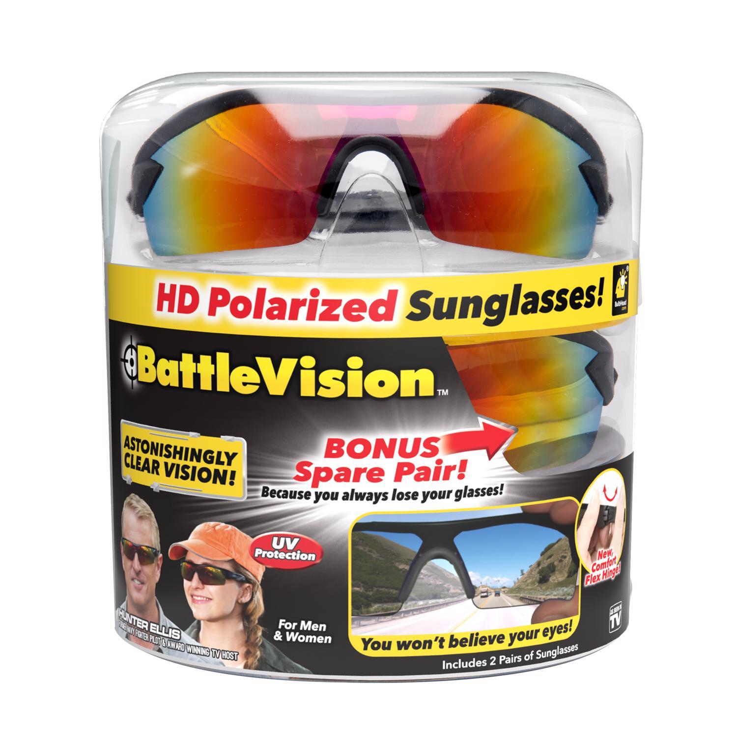 Atomic Beam Battle Vision Hi Tech HD Polarized Sunglasses Polymer 2 pk Mfr 12446 4 Ace Hardware