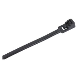 Gardner Bender 8 in. L Black Cable Tie 25 pk