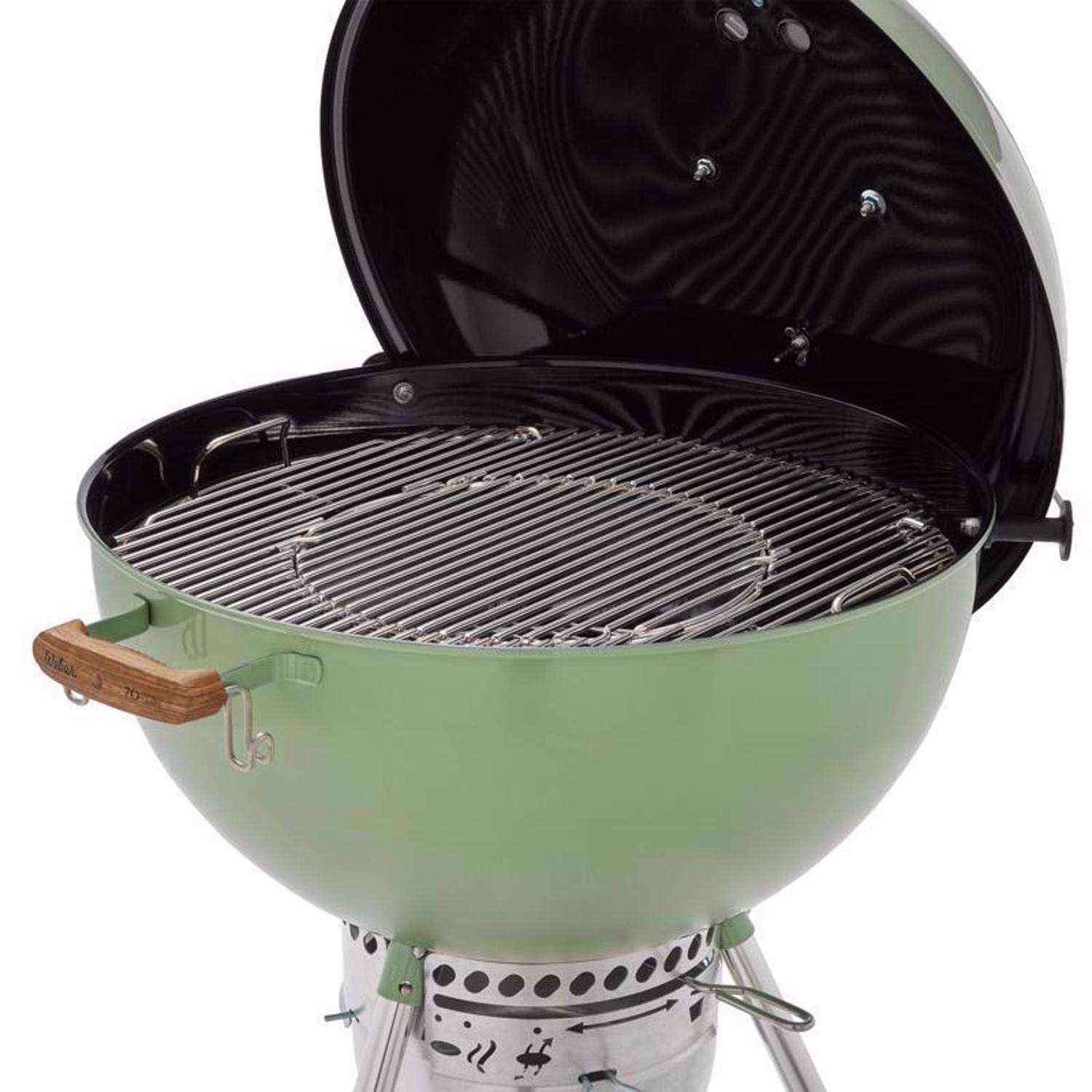 Weber 22 in. 70th Anniversary Kettle Charcoal Grill Diner Green