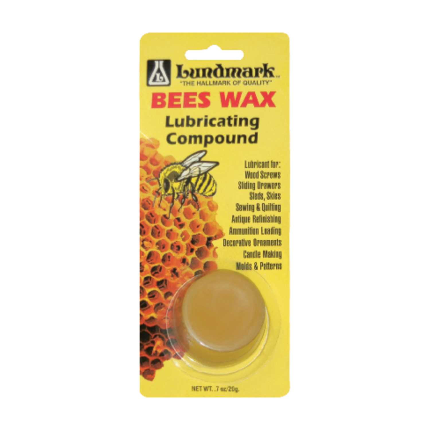 Lundmark Bees Wax General Purpose Bees Wax Lubricating Compound