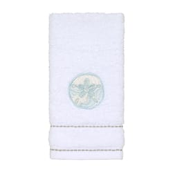 Avanti Linens Farmhouse White Cotton Coastal & Tropical Fingertip Towel 1 pc