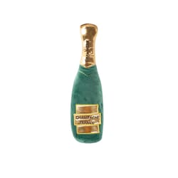 Pet Shop by Fringe Studio Green Plush Champagne Bottle Dog Toy 1 pk