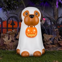 Gemmy LED Blow Mold Ghost Dog Light 1 pk