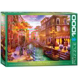 Eurographics Sunset Over Venice Jigsaw Puzzle Multicolored 1000 pc
