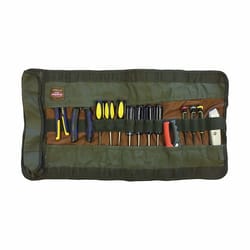 Bucket Boss 26 in. W X 14.5 in. H Canvas Tool Roll Pouch 25 pocket Green 1 pc