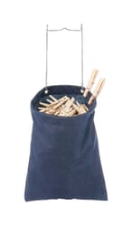 Whitmor Blue Polyester Clothes Pin Bag