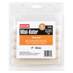 Wooster Mini-Koter Mohair Blend 6 in. W Mini Paint Roller Cover 10 pk