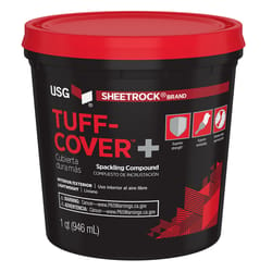 USG Sheetrock Brand Tuff-Cover + Ready to Use White Spackling Compound 1 qt