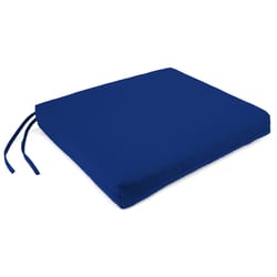 Jordan Manufacturing Blue Polyester Seat Pad 17 in. W X 19 in. L