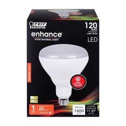 Feit Enhance BR40 E26 (Medium) LED Bulb Soft White 120 Watt Equivalence 1 pk