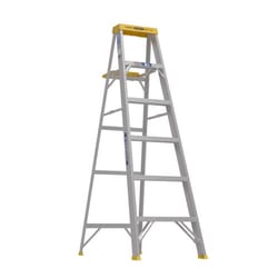 3 to 8 Tread Aluminium Double Decker Stepladders Inc Handrail