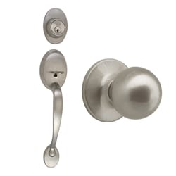 Design House Conventry Satin Nickel Handleset 1-3/4 in.