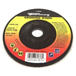 Forney 4 in. D X 5/8 in. in. Metal Grinding Wheel