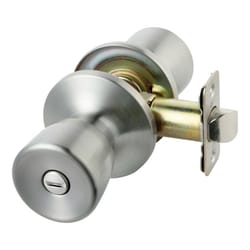 Ace Tulip Satin Privacy Lockset 1-3/4 in.