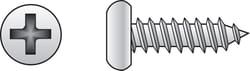 HILLMAN No. 8 Ga. X 3/4 in. L Phillips Pan Head Sheet Metal Screws 100 pk