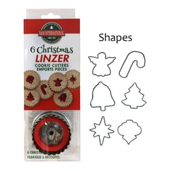 R&M International Corp Cookie Cutter Set Silver 6 pc