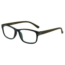 Envy Silverton Black/Brown Frame +2.50 Strength Men's Reading Glasses