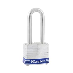 Master Lock 1-5/16 in. H X 1-5/8 in. W X 1-9/16 in. L Laminated Steel Double Locking Exterior Padloc