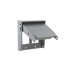 Bell Rayntite Square Aluminum 2 gang Weatherproof Cover