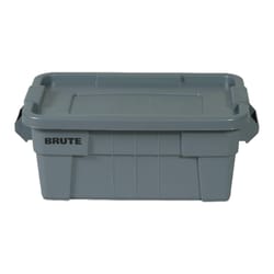 Rubbermaid Brute 10.7 in. H X 16.5 in. W X 27.9 in. D Stackable Storage Tote