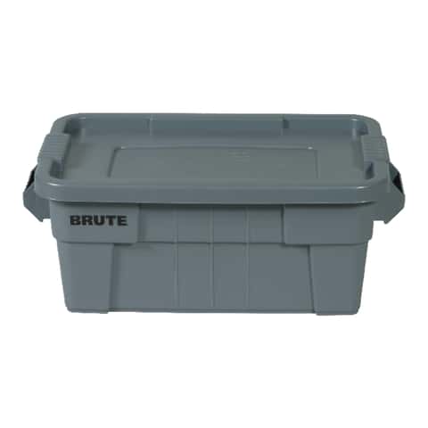 Rubbermaid Brute Gray Plastic Round 14 Gal Bucket w/ Pouring Spout ( Rubbermaid 2614 GRA)