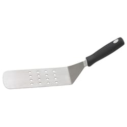 The World's Greatest Silver/Black Stainless Steel Burger Turner