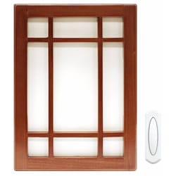 Heath Zenith Cherry Wood Wireless Door Chime Kit