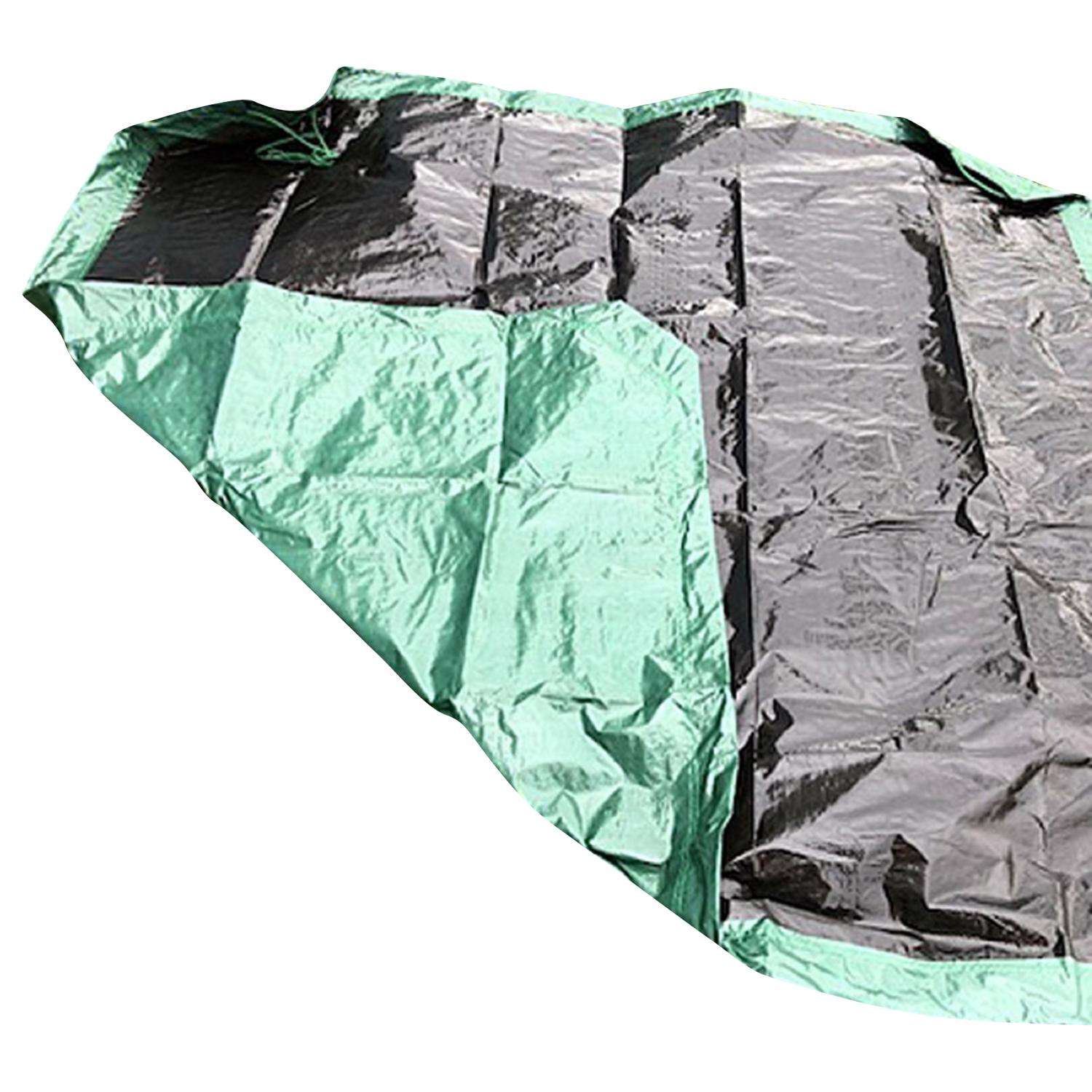 Ace 8 ft. W X 8 ft. L Medium Duty Polyethylene Yard Tarp Black/Green Ace Hardware