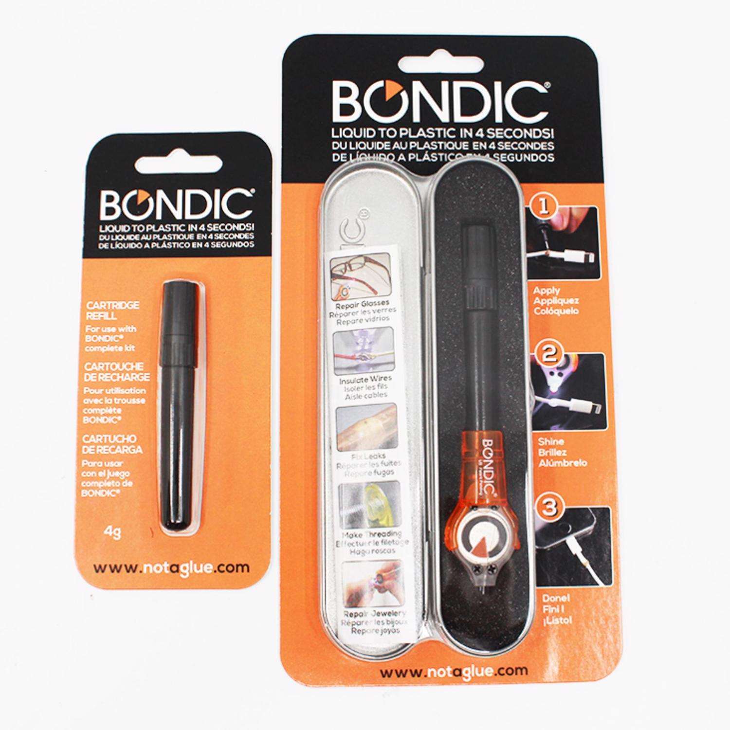 Bondic Medium Strength Plastic Black Plastic Welder Refill 4