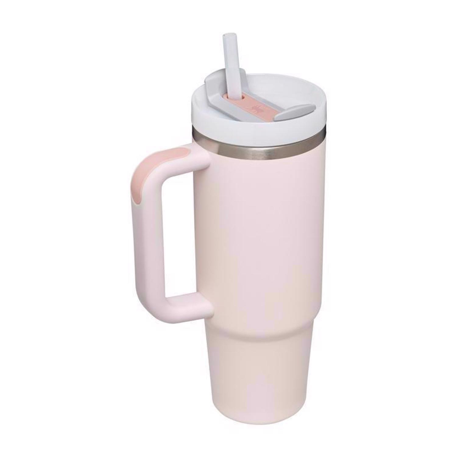 Stanley The Quencher H2.0 FlowState 30 oz Rose Quartz BPA Free Double-wall Vacuum Insulated Tumbler MISSING STRAW