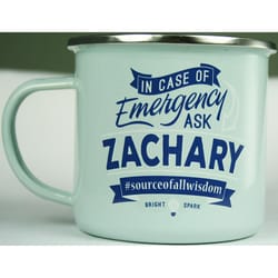 Top Guy Zachary 14 oz Multicolored Steel Enamel Coated Mug 1 pk